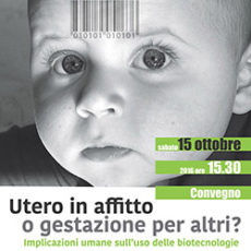 Utero in affitto o gestazione per altri? 15 Ottobre