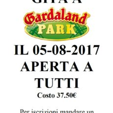 Gita a Gardaland!!!!!!!! 5 agosto 2017