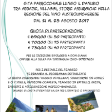 Gita in Austria – iscrizioni entro domenica 16 luglio